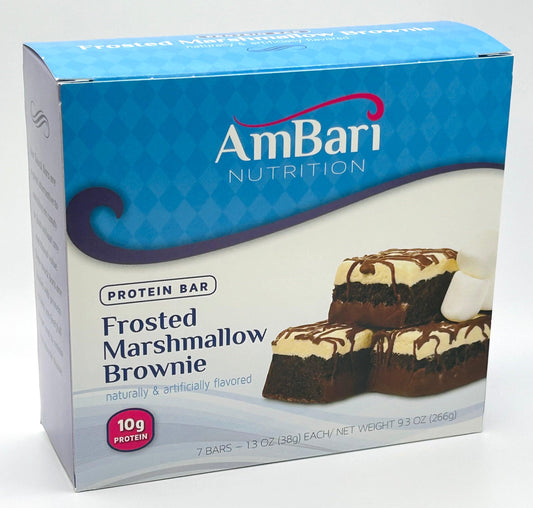 Frosted Marshmallow Brownie Bars