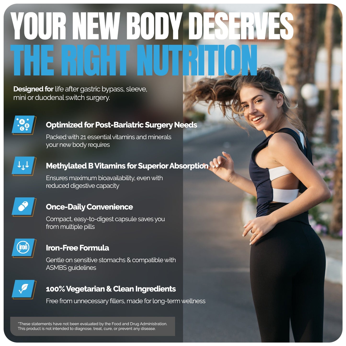 Shiny Leaf Methylated Bariatric Multivitamin Without Iron