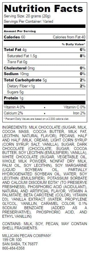 Combination 3-Chocolate Caramillicans - Gift Box