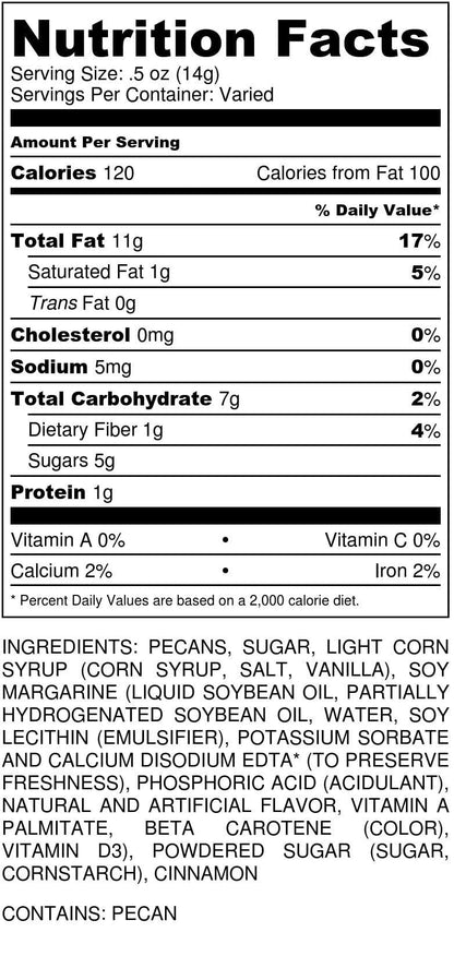 Cinnamon Candied Pecans - 12oz Bag