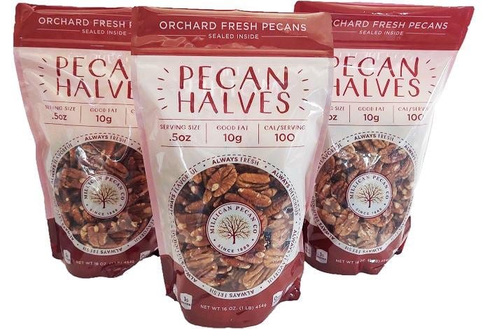 Orchard Fresh Shelled Raw Pecan Halves For Sale