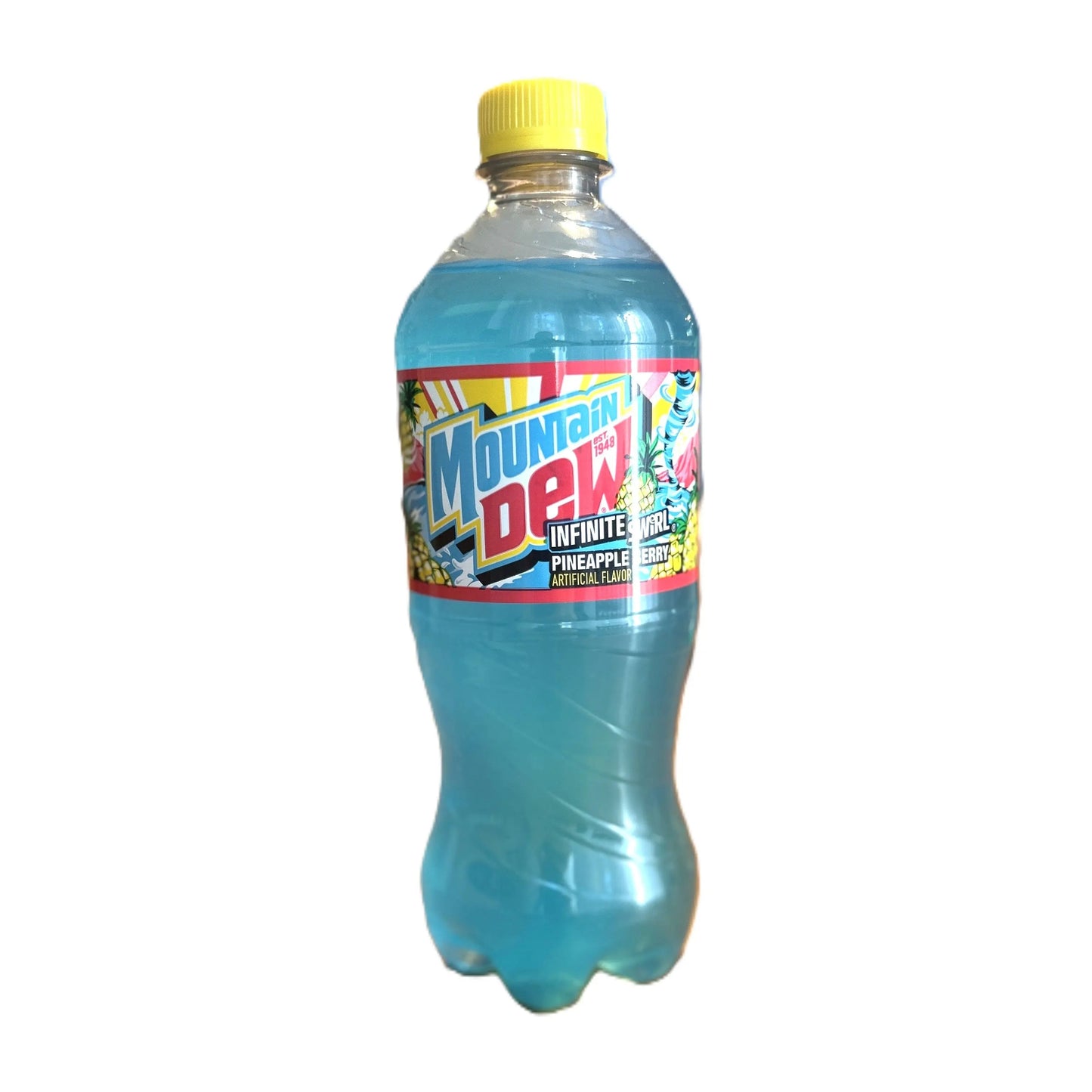 Mountain Dew Infinite Swirl – Pineapple Berry Soda 20 oz Bottle (US Exclusive)