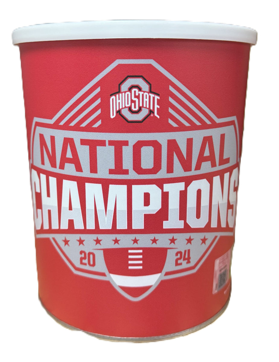 JGB Sports - 2024 National Champions Ohio State Buckeyes Gift Tin Basket - Made In America