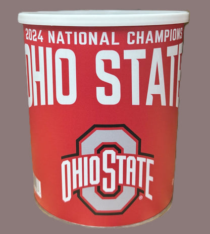 JGB Sports - 2024 National Champions Ohio State Buckeyes Gift Tin Basket - Made In America