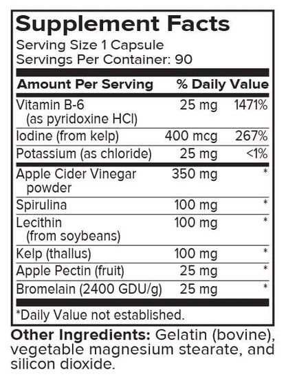 Portions Master Apple Cider Vinegar (90 Count)