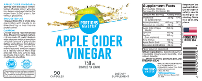 Portions Master Apple Cider Vinegar (90 Count)