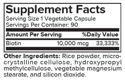 Portions Master Biotin Hair, Skin & Nails Support (90 Count)