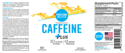 Portions Master Caffeine Plus (60 Count)