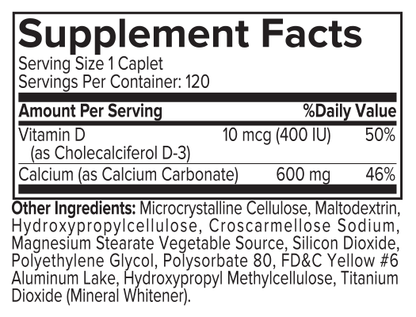 Portions Master Calcium Mineral Bone Support (120 Count)