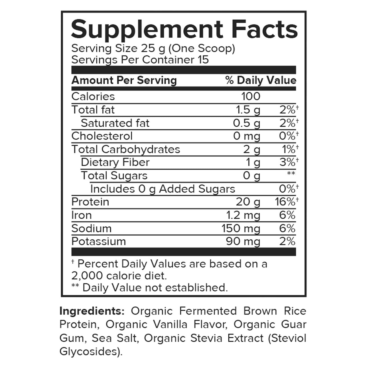 Portions Master Plant Protein Vanilla