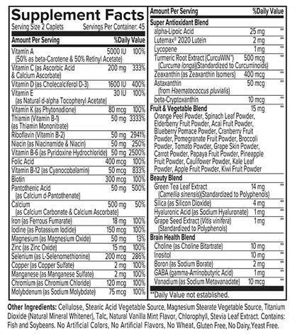 Portions Master Women's Multi-Vitamin (90 Count)