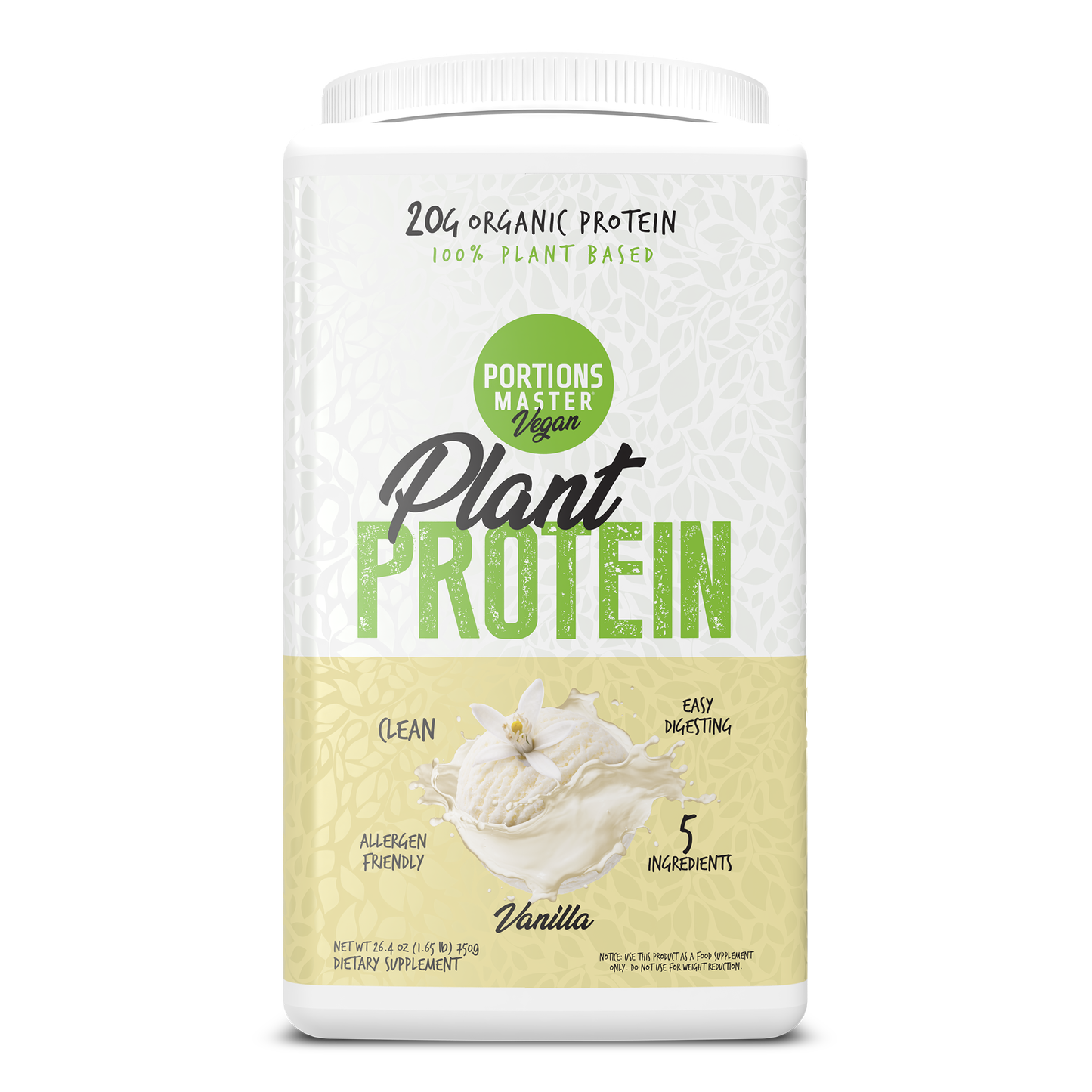 Portions Master Plant Protein Vanilla