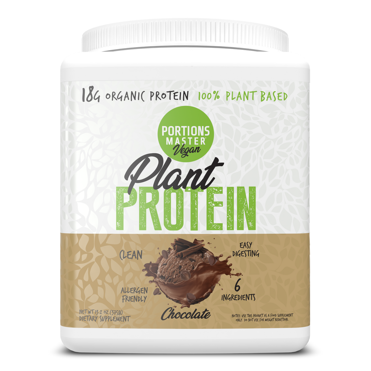Portions Master Plant Protein Chocolate