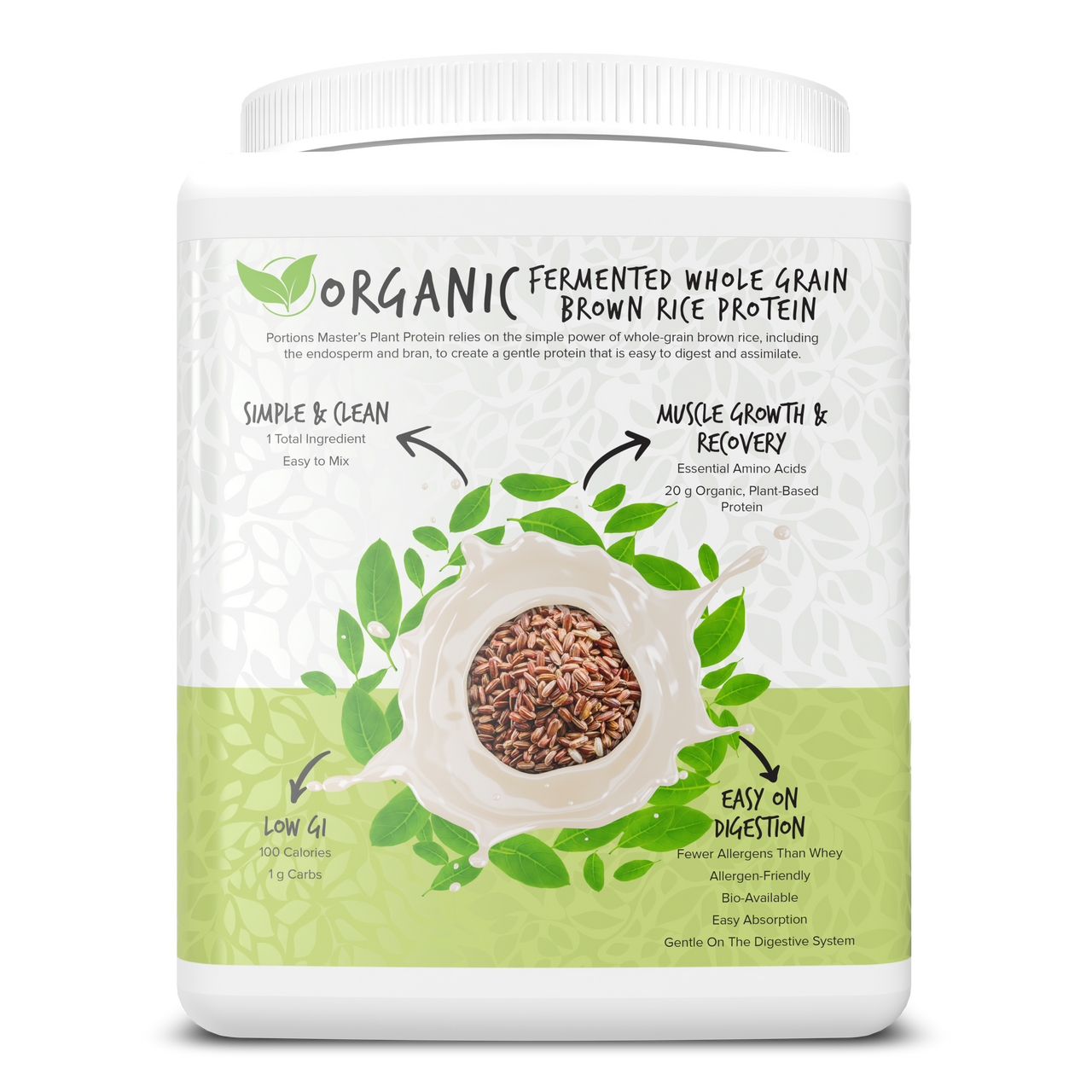Portions Master Plant Protein Unflavored