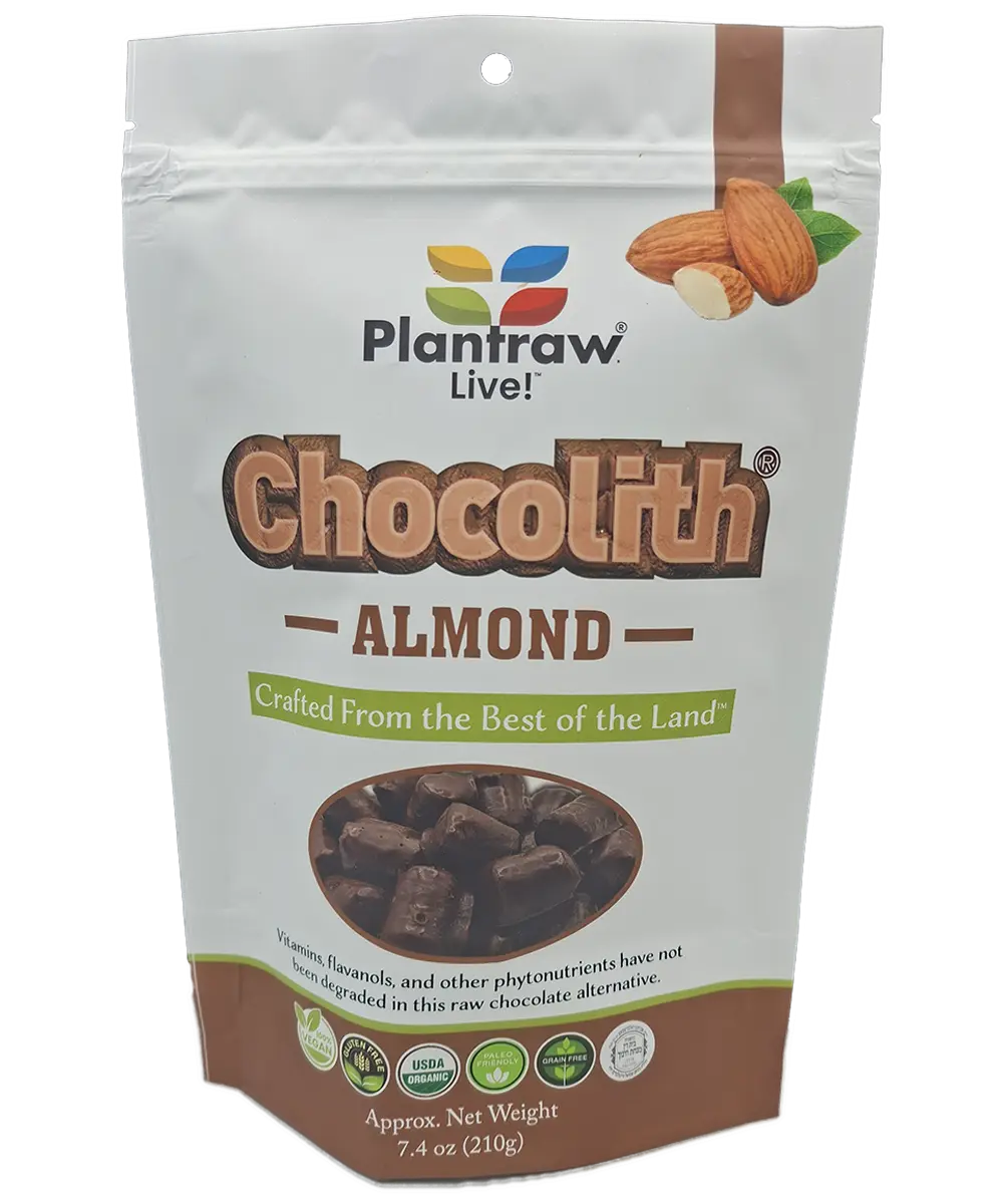 Chocolith® - Almonds (7.4 oz) - Vegan, Gluten-Free, Paleo, 0g refined carbs.