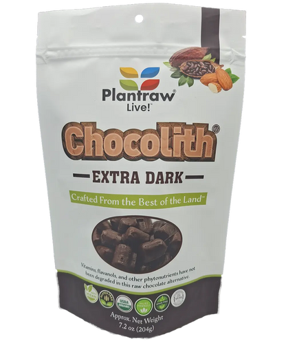 Chocolith® - Extra-Dark Almonds (7.2 oz) - Vegan, Gluten-Free, Paleo, 0g refined carbs.