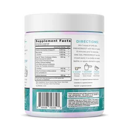 Pre Workout Training Formula