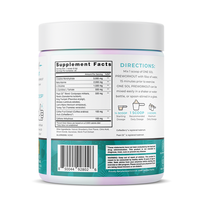 Pre Workout Training Formula