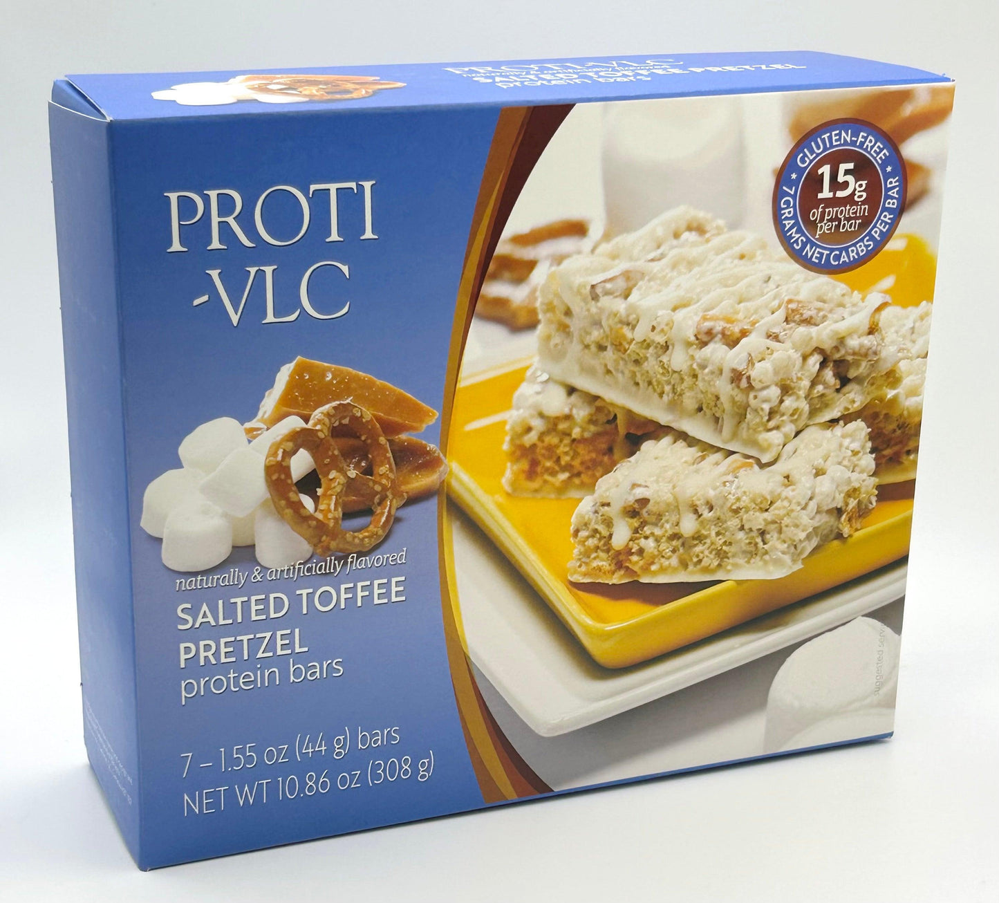 Salted Toffee Pretzel Bar - Proti-VLC
