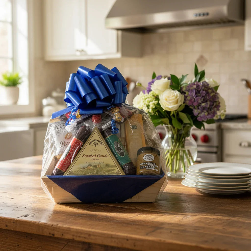 Italian Sausage & Cheese Gift Basket - Best Seller