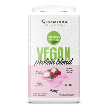 Portions Master Vegan Protein Blend Berry