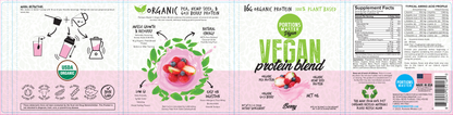 Portions Master Vegan Protein Blend Berry