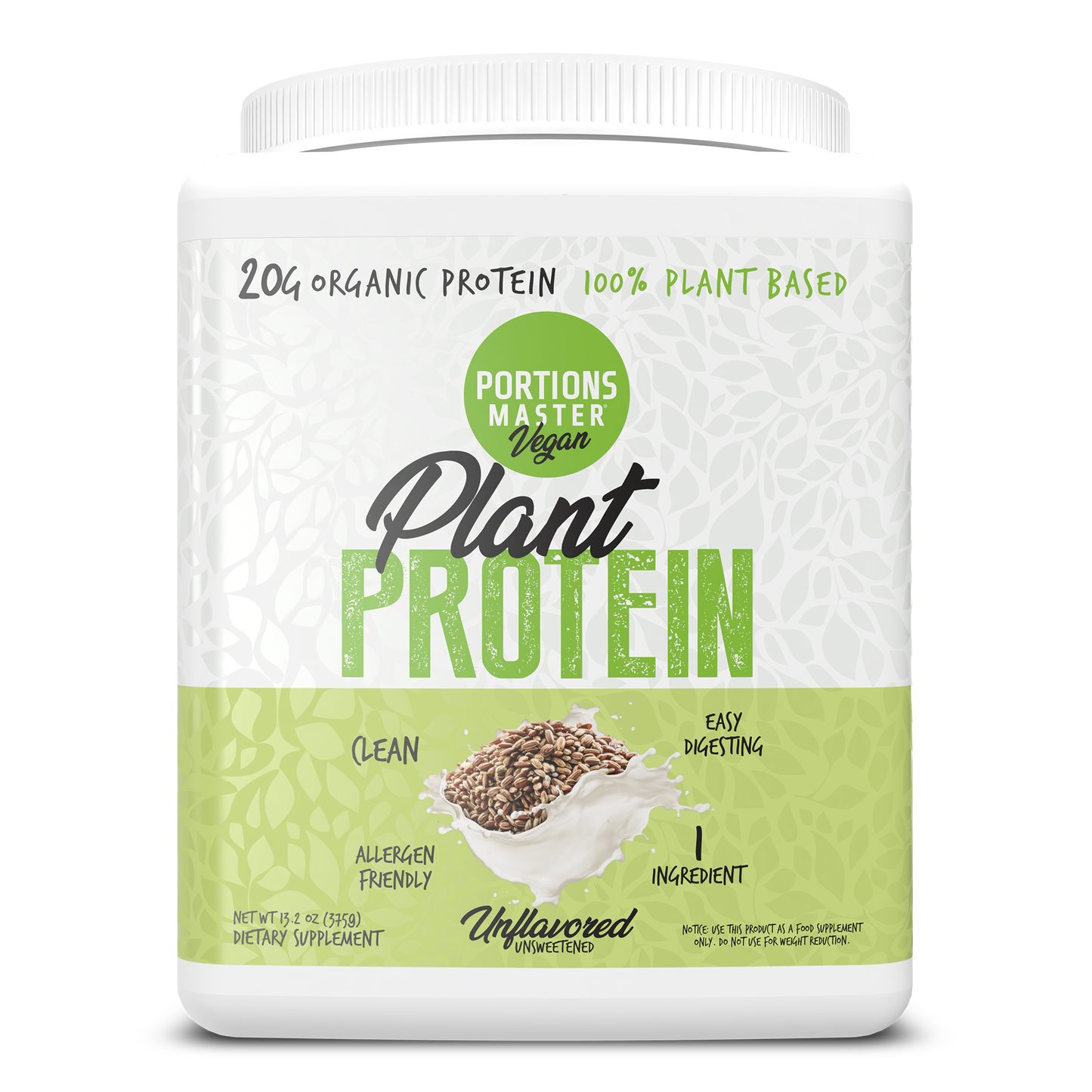 Portions Master Plant Protein Unflavored