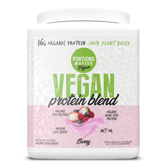 Portions Master Vegan Protein Blend Berry
