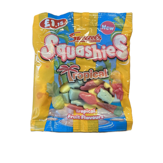 Swizzels Tropical Squashies – Fruity Chewy Sweets | Limited Edition UK Candy