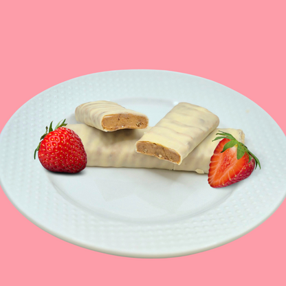 Strawberry Cheesecake Dough Bars