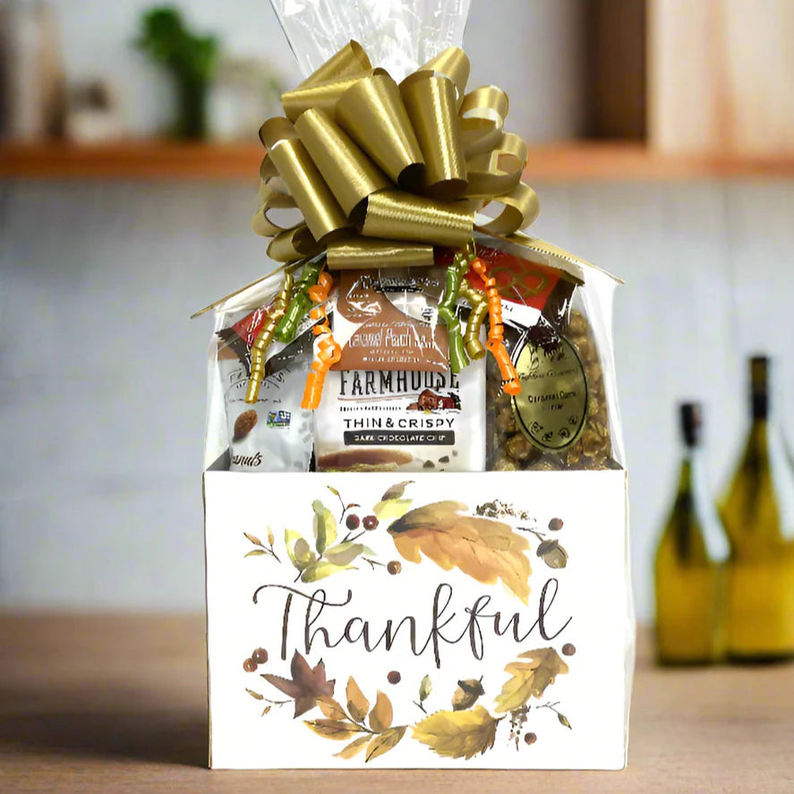 Large Thankful Gift Box - Thanksgiving Gift
