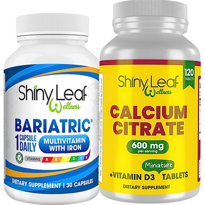 Bariatric Multivitamin with Iron and Calcium Citrate 600mg (Unflavored)