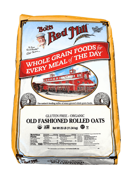 Oats, Regular Rolled, Gluten-Free, Organic, Bob's Red Mill