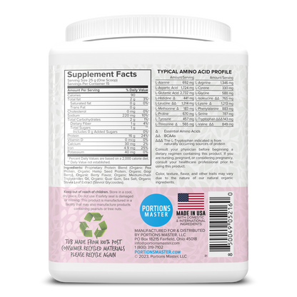 Portions Master Vegan Protein Blend Berry