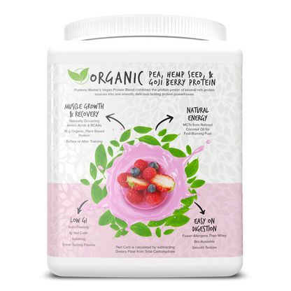Portions Master Vegan Protein Blend Berry