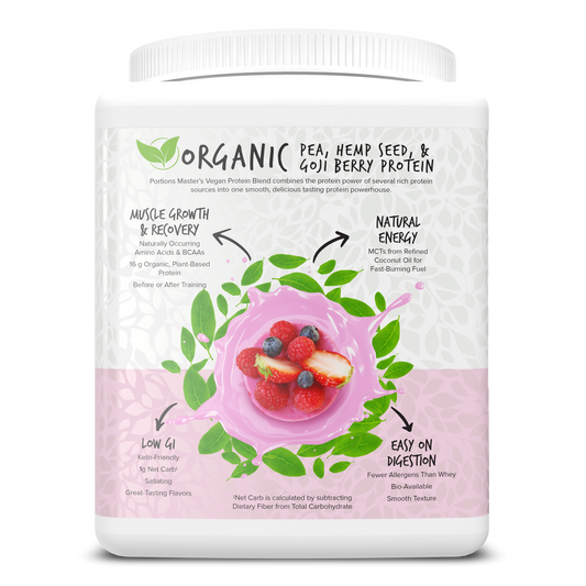 Portions Master Vegan Protein Blend Berry