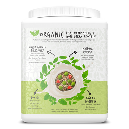 Portions Master Vegan Protein Blend Unflavored