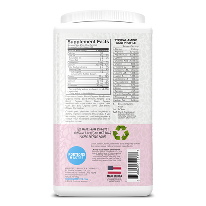 Portions Master Vegan Protein Blend Berry