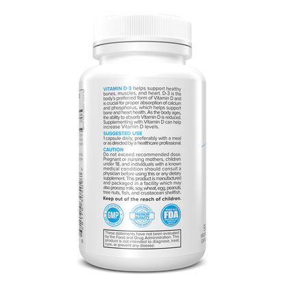 Portions Master Vitamin D-3 (90 Count)