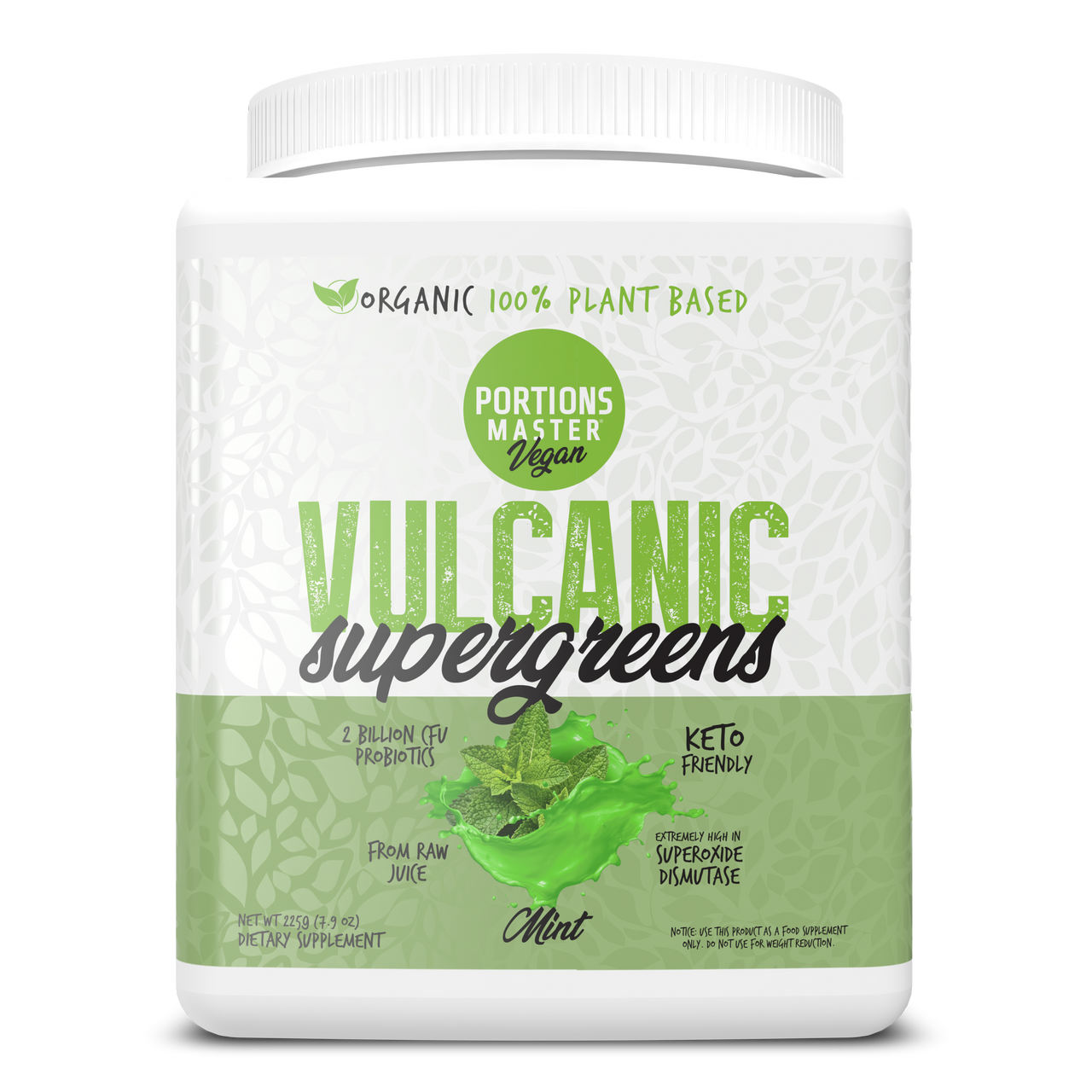 Portions Master Vulcanic Supergreens Mint