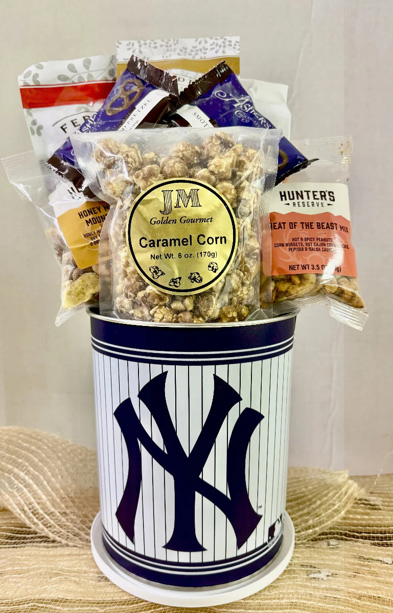 JGB Sports - New York Yankees Gift Tin Basket