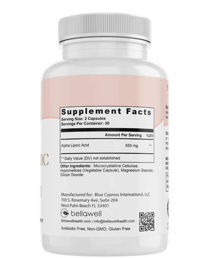 Alpha Lipoic Acid (ALA) by Bellawell