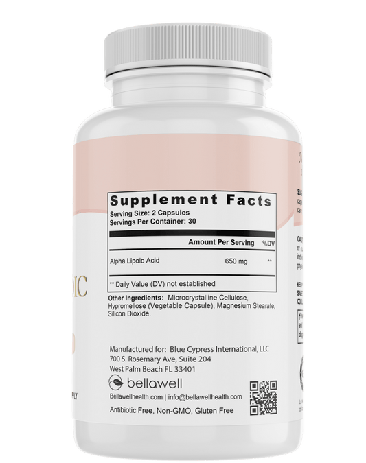 Alpha Lipoic Acid (ALA) by Bellawell