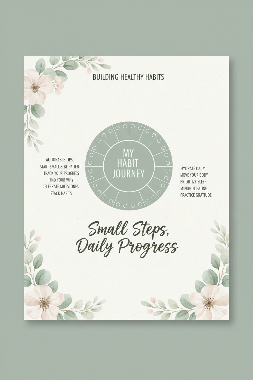 Building Healthy Habits Page