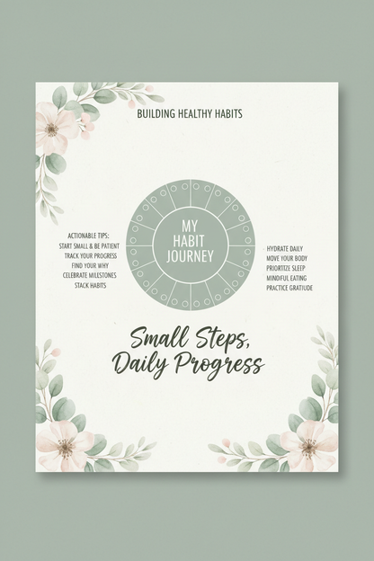 Building Healthy Habits Page