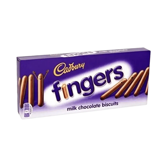 Cadbury Dairy Milk Fingers Chocolate Covered Biscuits PMP 114g (UK)