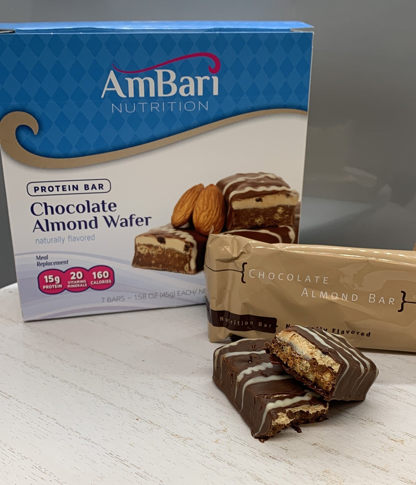 Chocolate Almond Wafer Bars