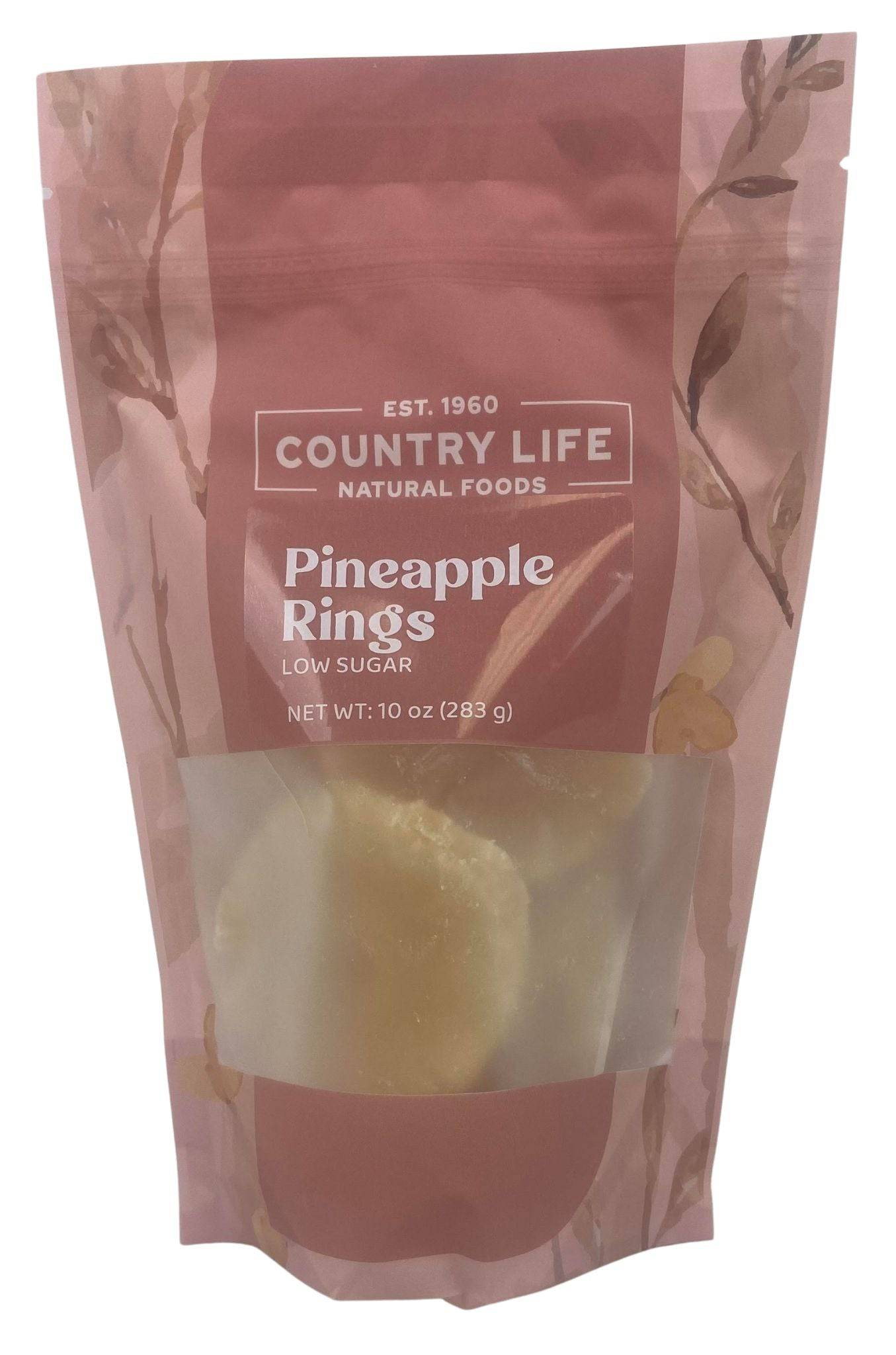 Organic Pineapple Rings, Low Sugar