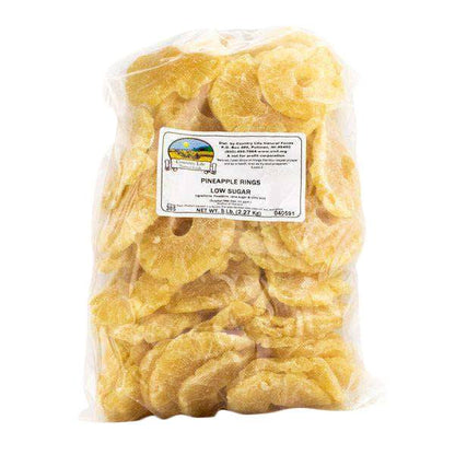 Organic Pineapple Rings, Low Sugar