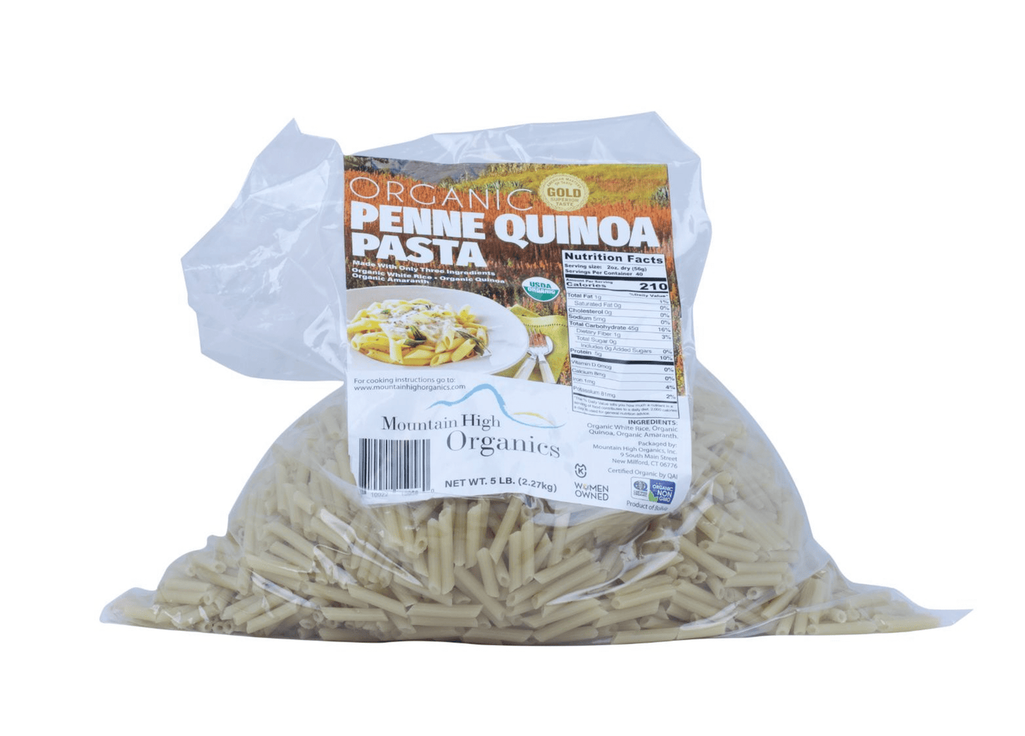 Penne, Quinoa, Organic, Gluten-Free